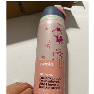 Owala Hello Kitty 50th Anniversary FreeSip 32oz Insulated Water Bottle Pink